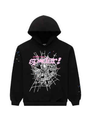 SP5DER OG Web V2 Rhinestone zip-up Hoodie | Black | FARFETCH RO