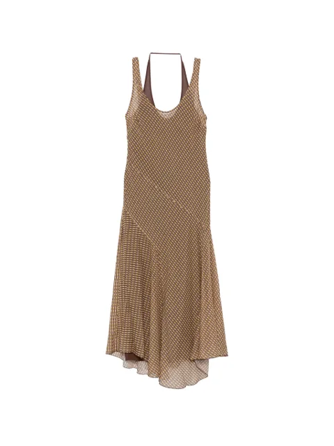 SIR. vestido midi Cooper a capas