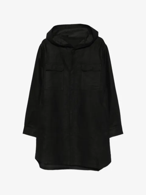 Rick Owens Mantel mit Kapuze