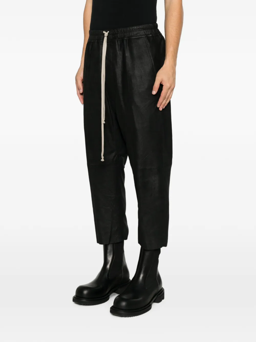 Rick Owens Cropped broek Zwart