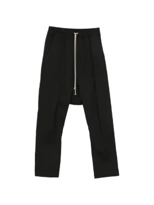 Rick Owens DRKSHDW drop-crotch Drawstring Track Pants | Black