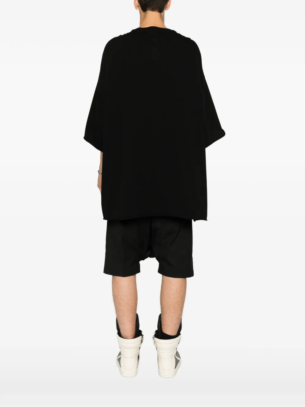 Rick Owens Tower Tommy T-shirt van katoenen jersey Zwart