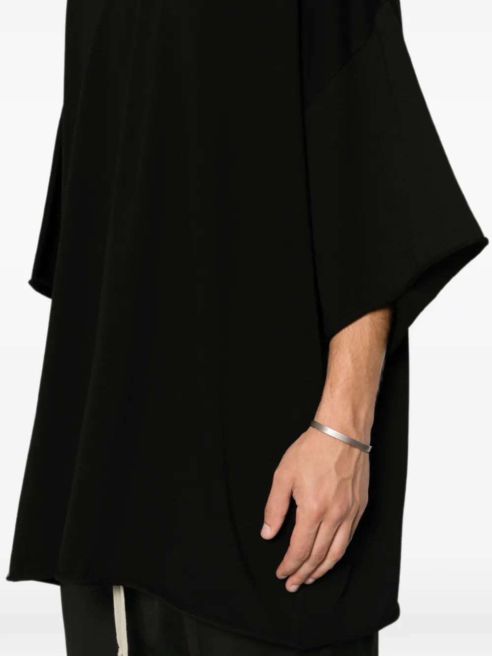 Rick Owens Tower Tommy T-shirt van katoenen jersey Zwart