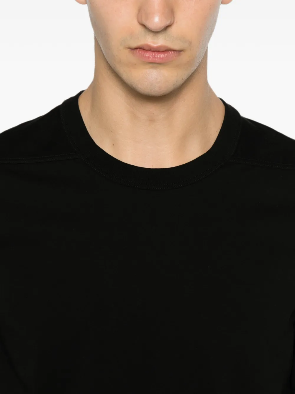 Rick Owens Tower Level T-shirt van katoenen jersey Zwart