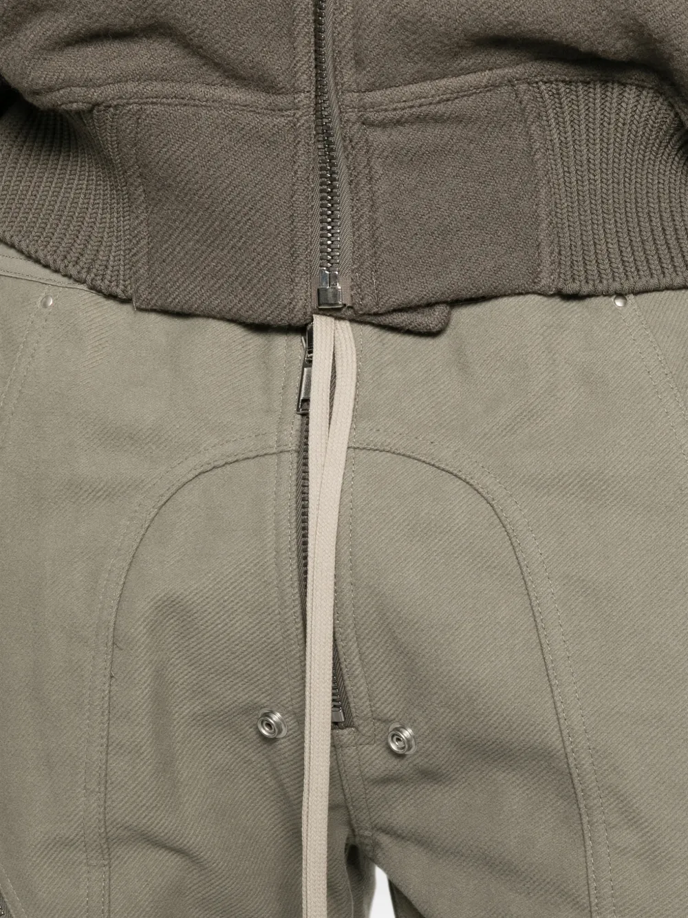 Rick Owens Tower Heizer cargo broek Groen