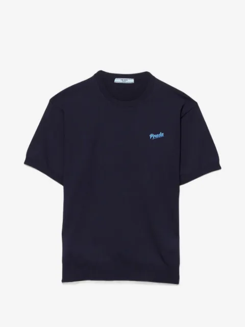 Prada silk crew-neck sweater