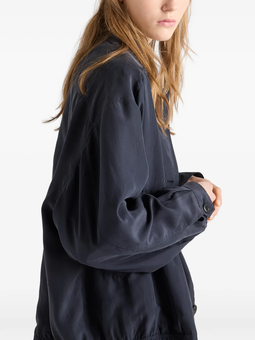 Prada Zijden jack Blauw