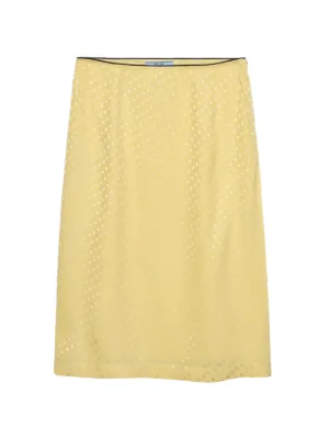 Gucci GG-jacquard Midi Skirt | Pink | FARFETCH