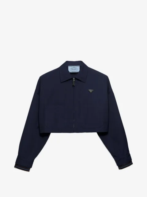 Prada poplin blouson jacket