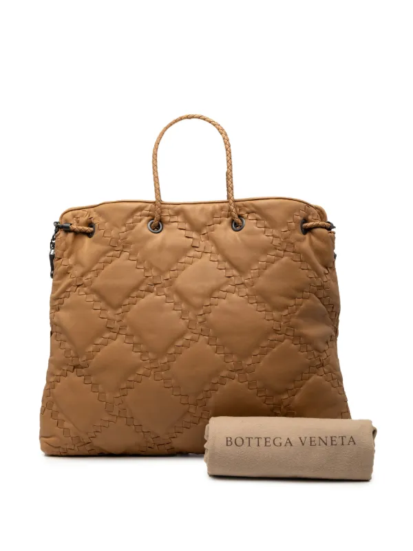 Bottega Veneta Pre-Owned 2008 イントレチャート トリム レザー 