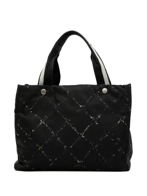 CHANEL Pre-Owned 2000-2002 Old Travel Line Nylon tote bag