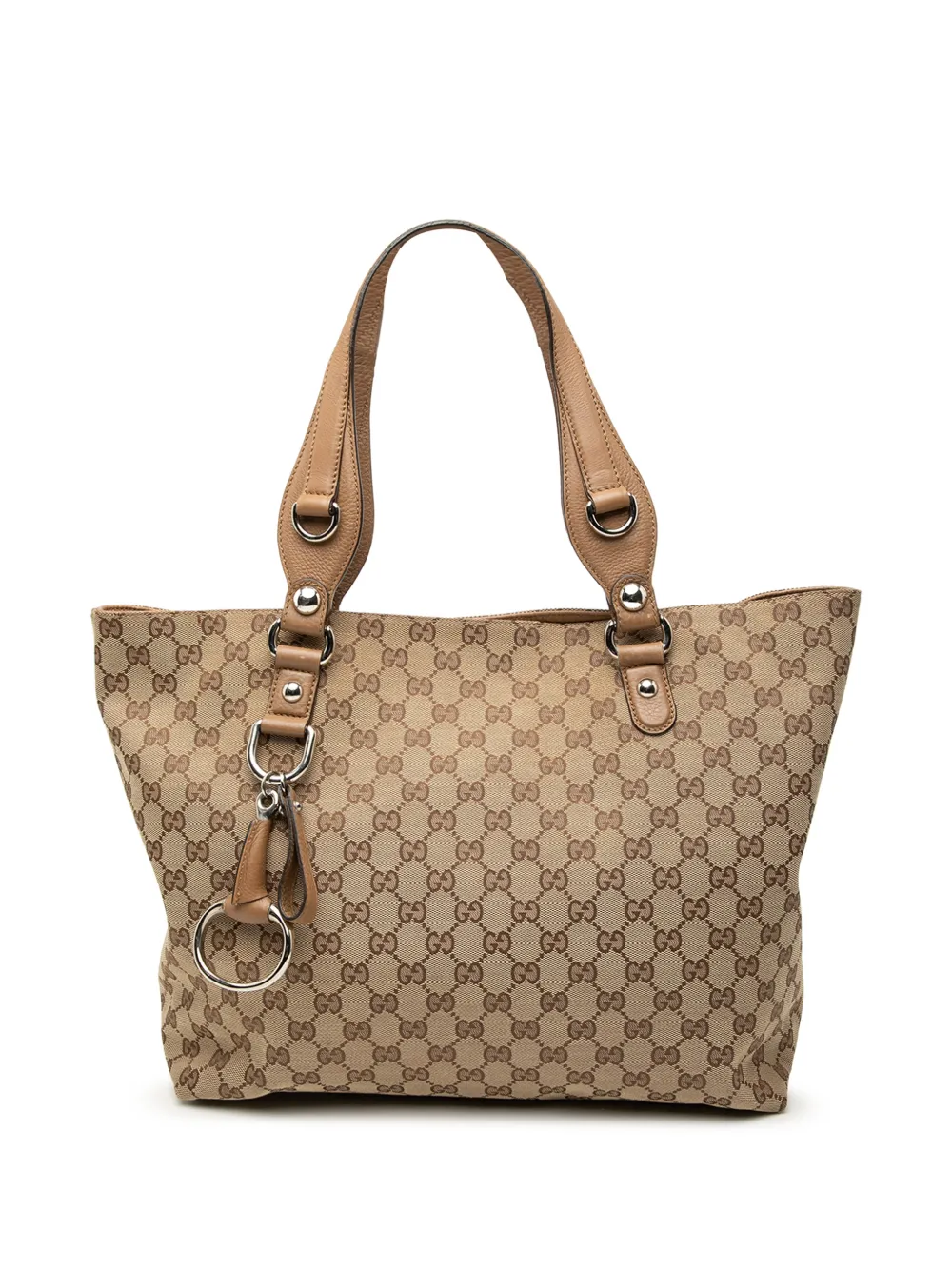Gucci Pre-Owned 2000-2015 GG Canvas Icon Bit tote bag - Marrone