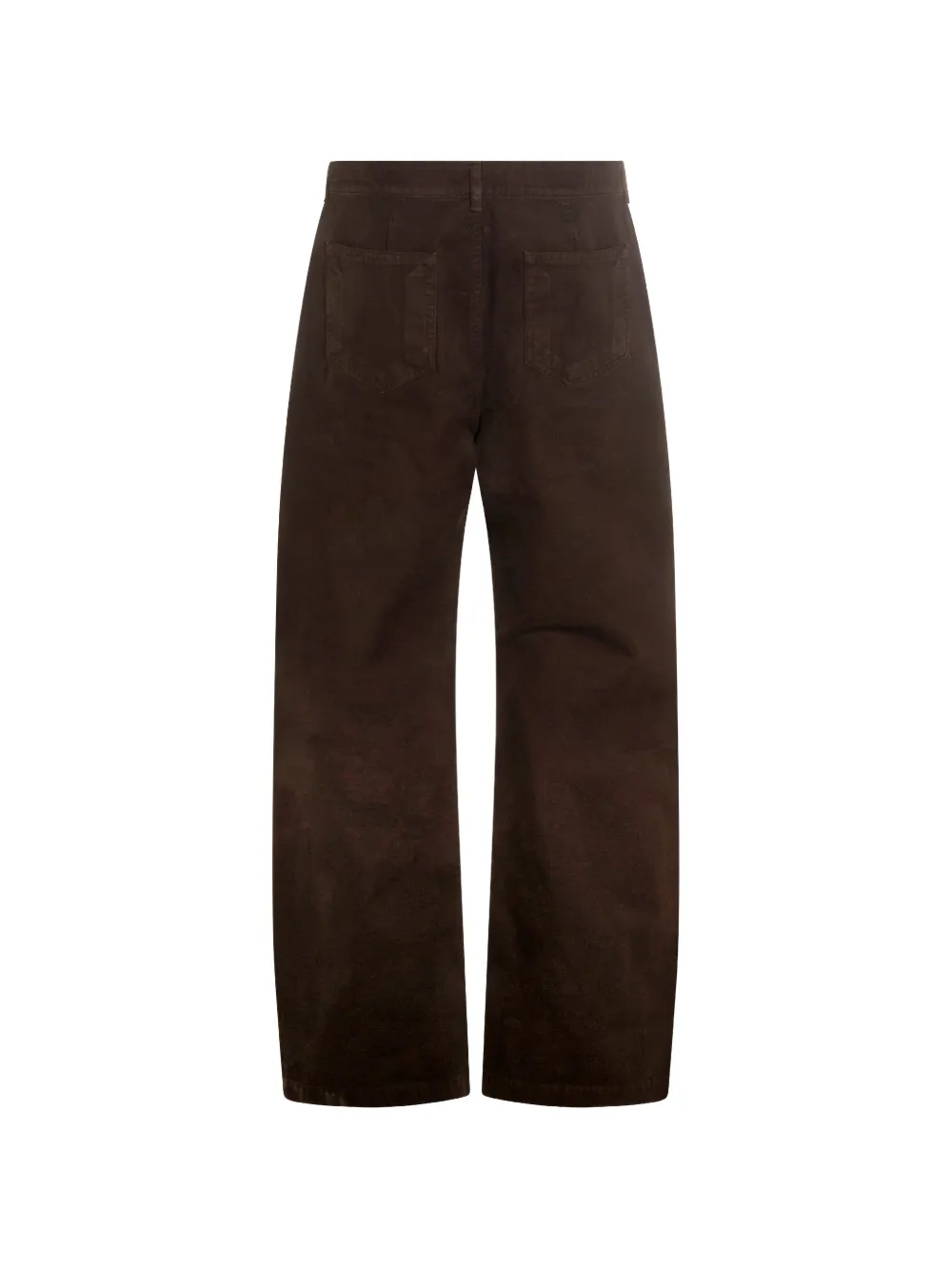 Rick Owens DRKSHDW Broek met zak Bruin