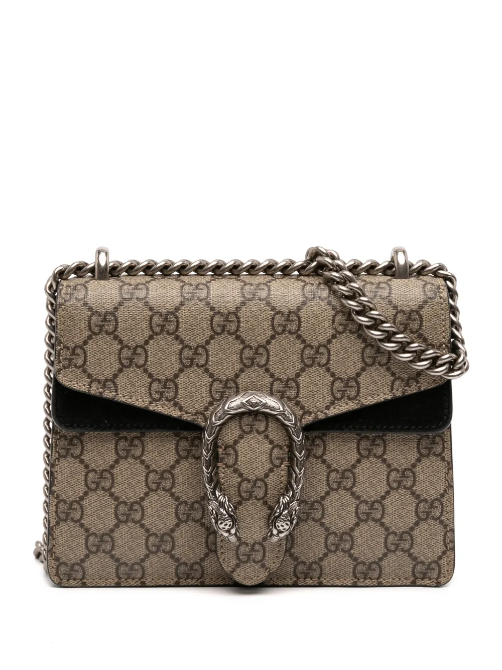 Gucci Pre-Owned 2000-2015 Small GG Supreme Dionysus crossbody bag - Marrone