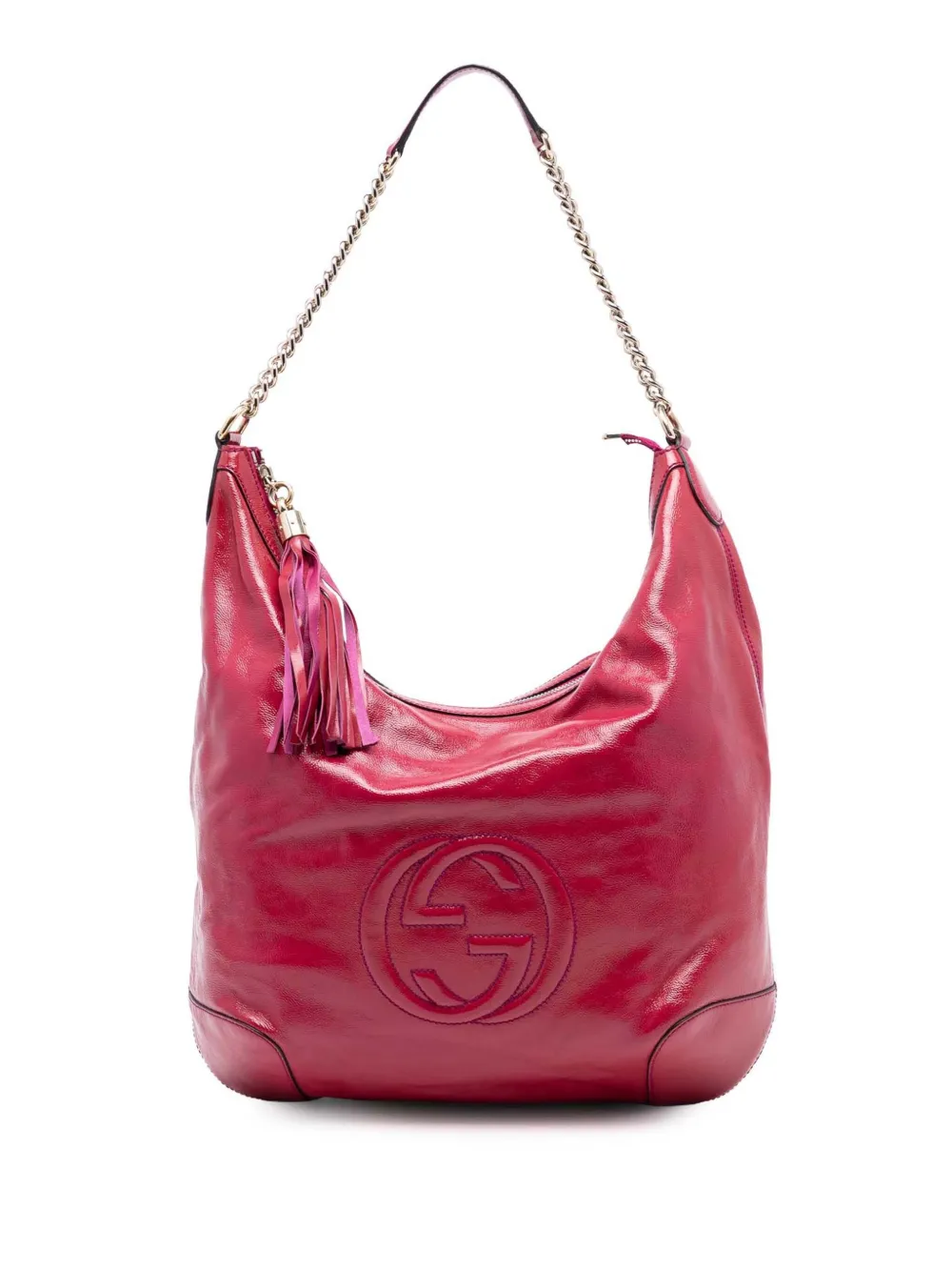 Gucci Pre-Owned 2016-2025 Patent Soho shoulder bag - Rosso