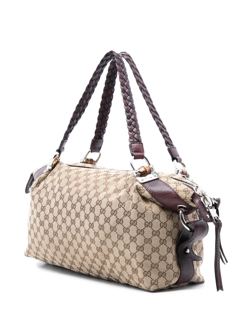2016-2026 Medium GG Canvas Bamboo Bar tote bag