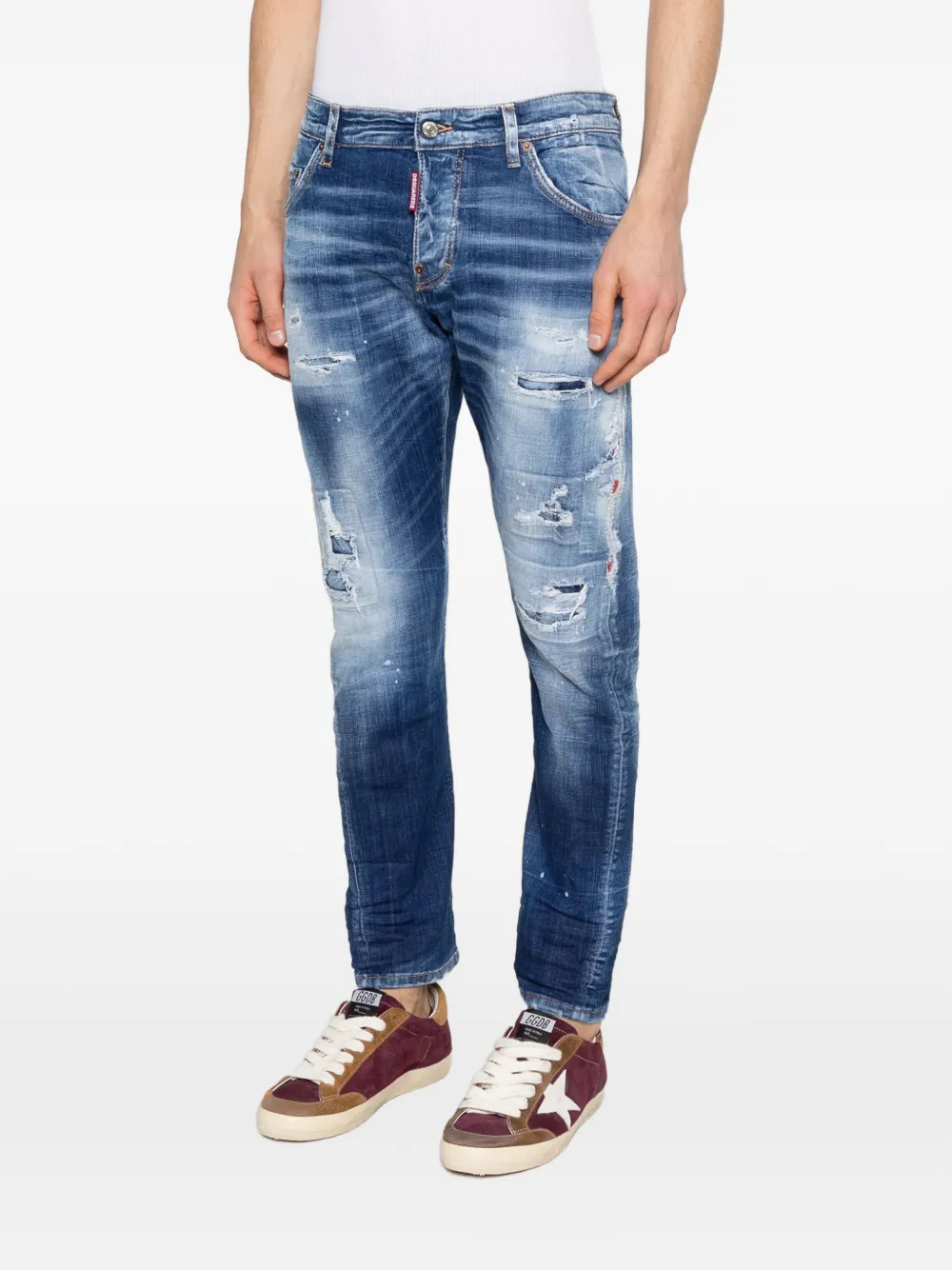 DSQUARED2 Gerafelde jeans Blauw