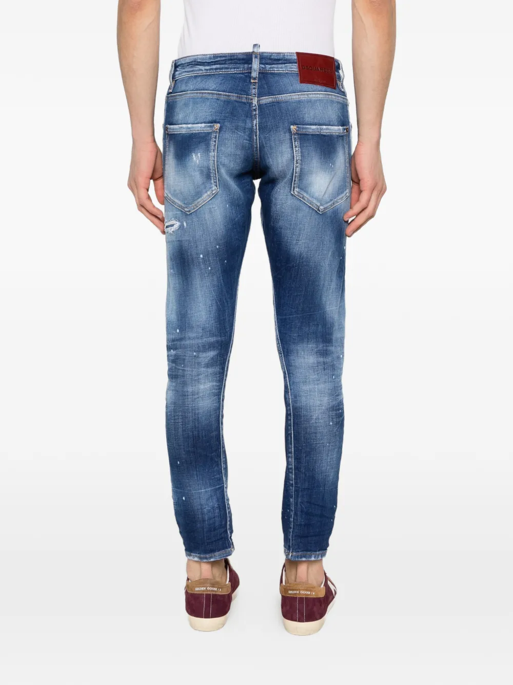 DSQUARED2 Gerafelde jeans Blauw