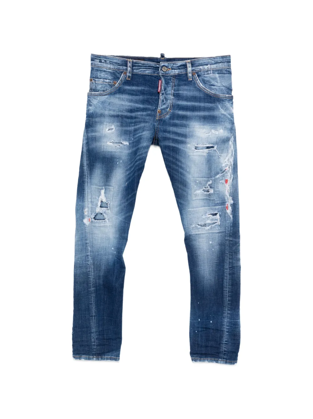 DSQUARED2 distressed-effect jeans - Blu