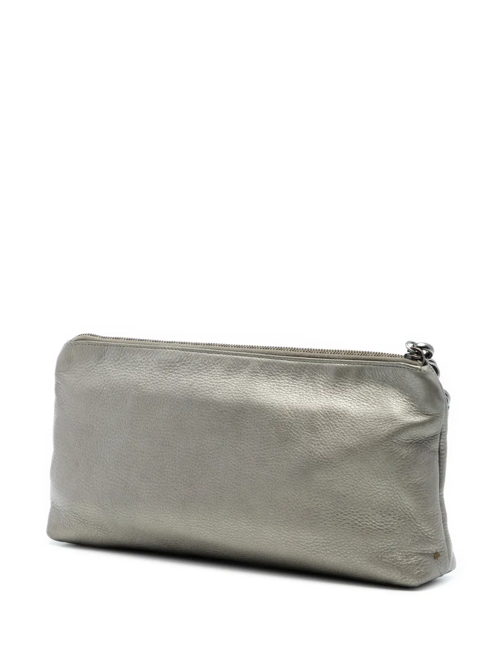 2016-2026 Metallic Leather Sienna Tassel Clutch Bag