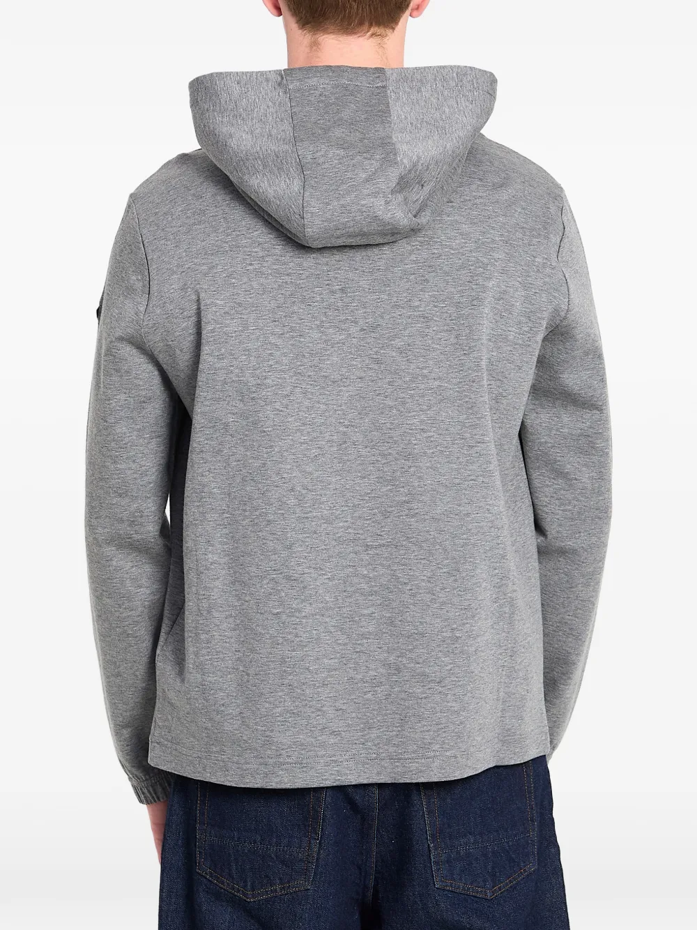 Moncler Hoodie met trekkoord en buidelzak Grijs