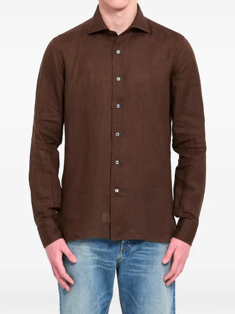 BORRIELLO NAPOLI button long-sleeve shirt