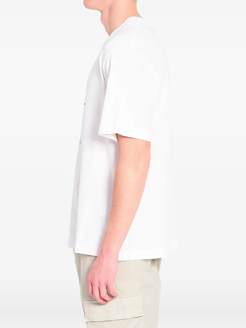 Stone Island T-shirt met ronde hals Wit