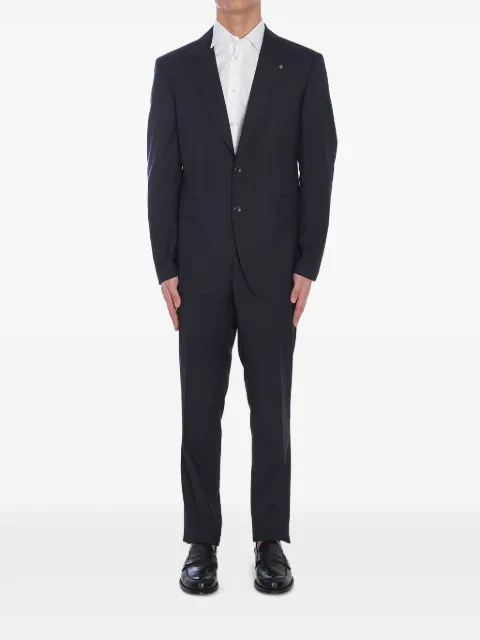 Tagliatore double-breasted virgin wool suit