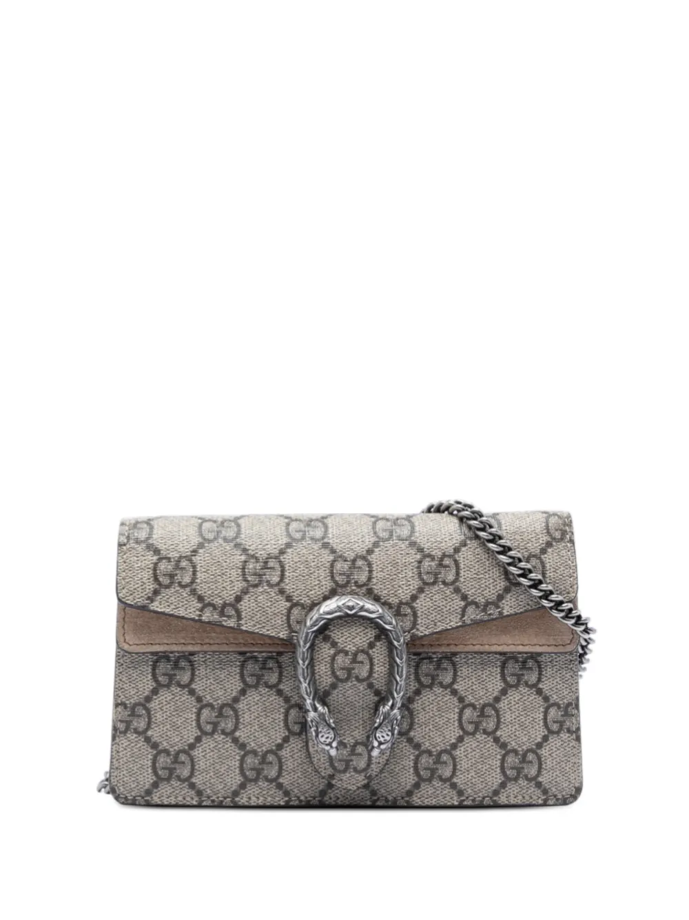 Gucci Pre-Owned 2016-2026 Mini GG Supreme Dionysus crossbody bag - Marrone