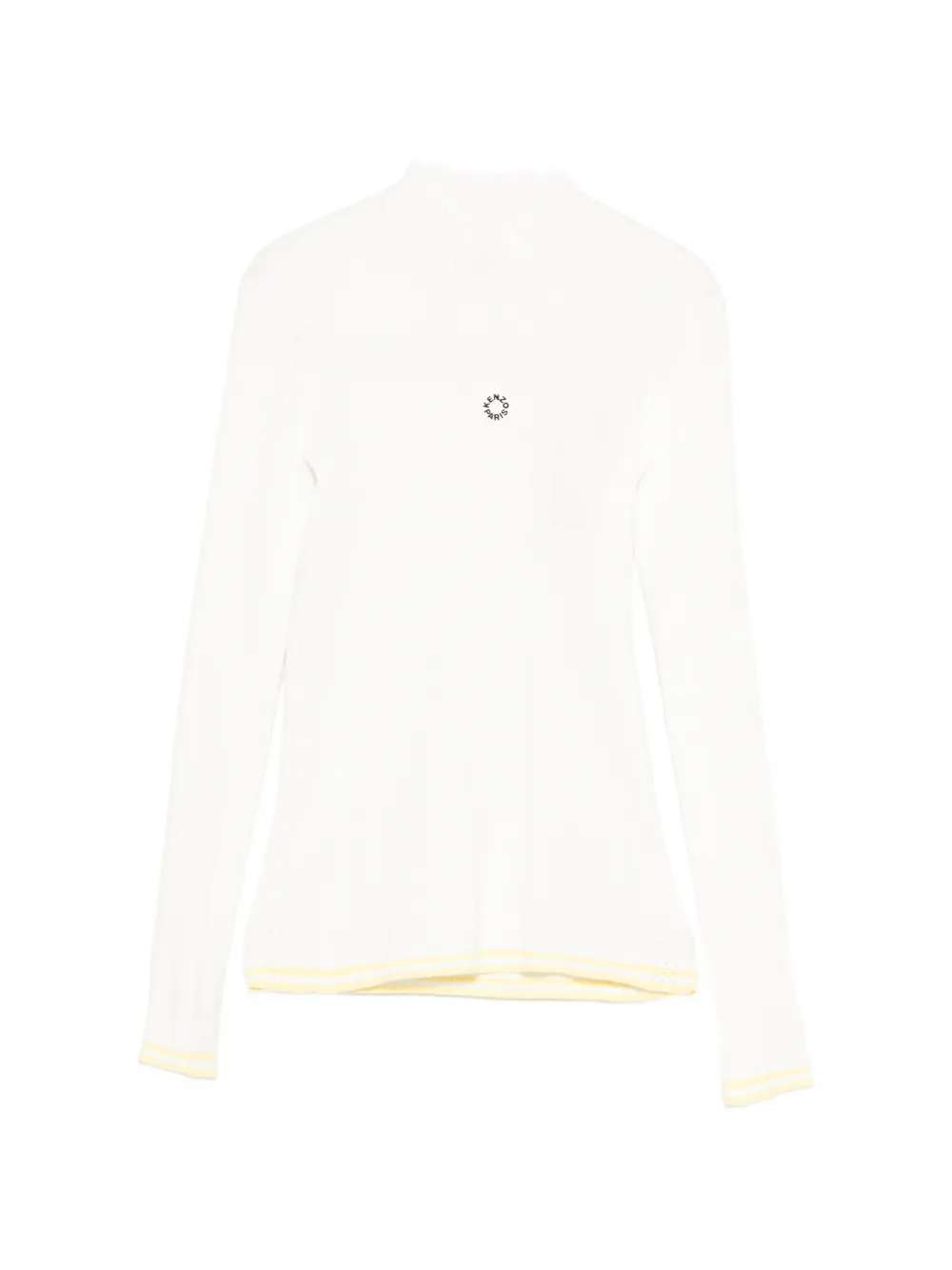 Kenzo ribbed logo sweater - Bianco