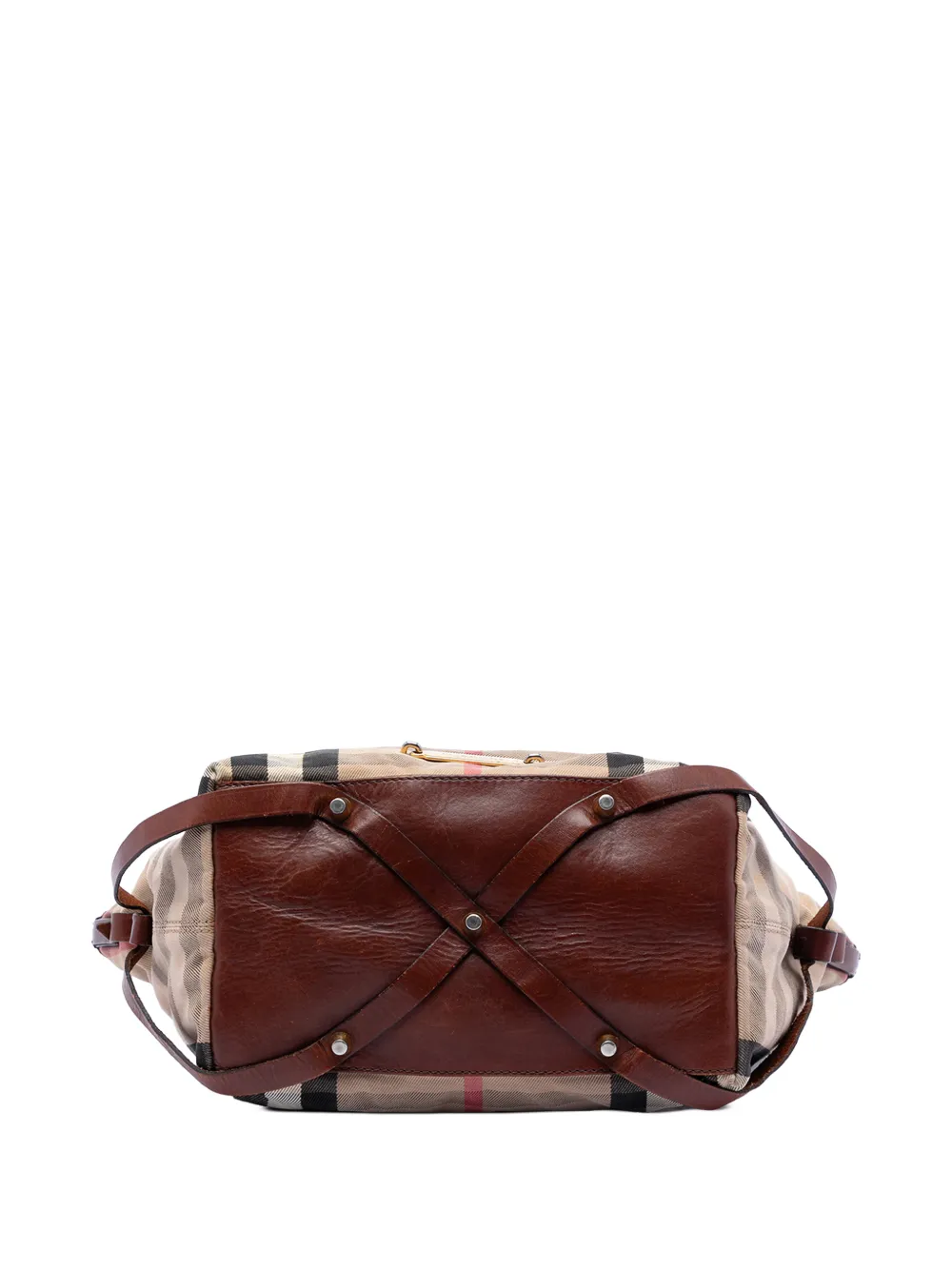 2000-2017 Small House Check Canvas Bridle Salisbury Tote Bag