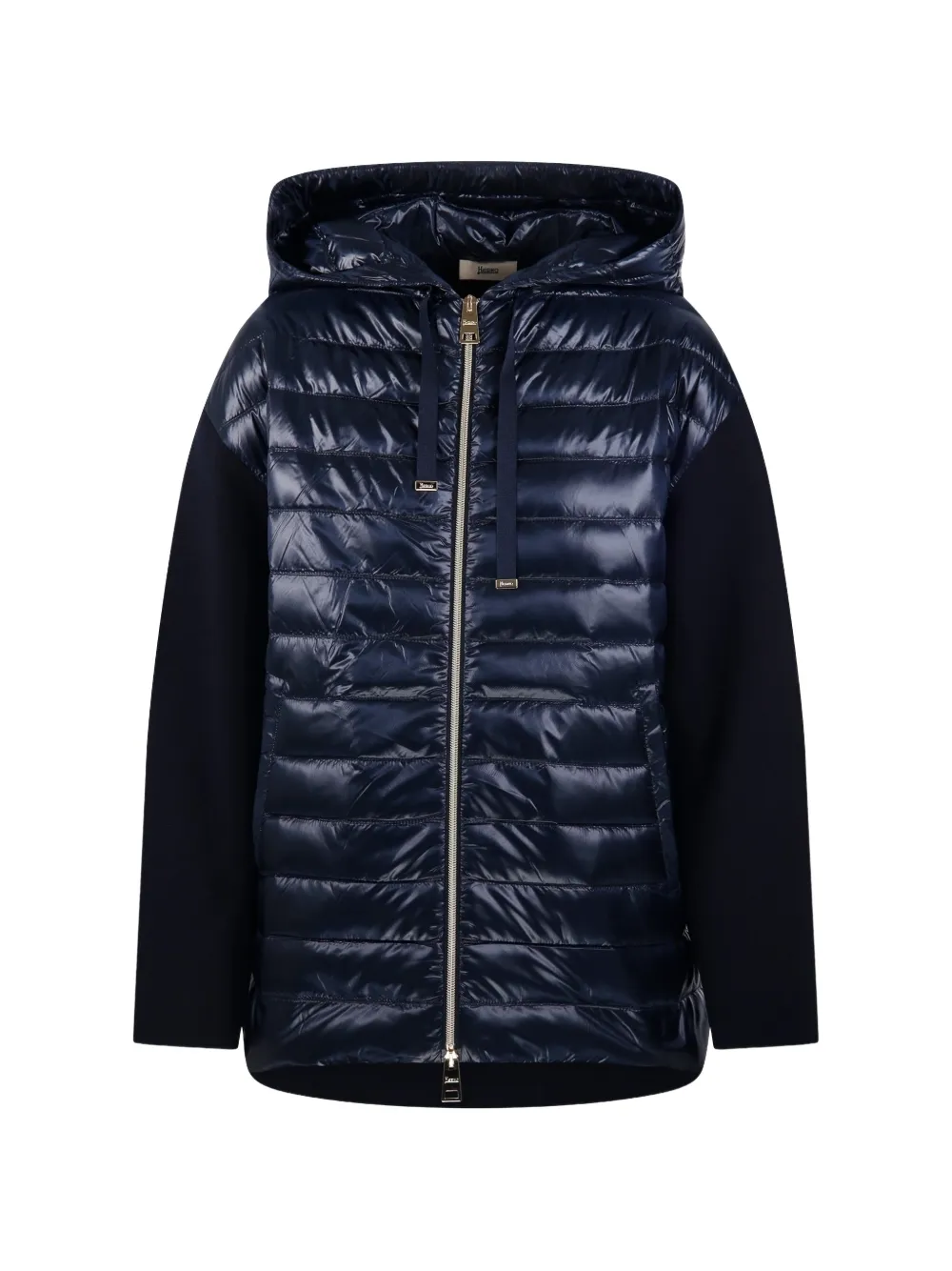 Herno hooded quilted coat - Blue