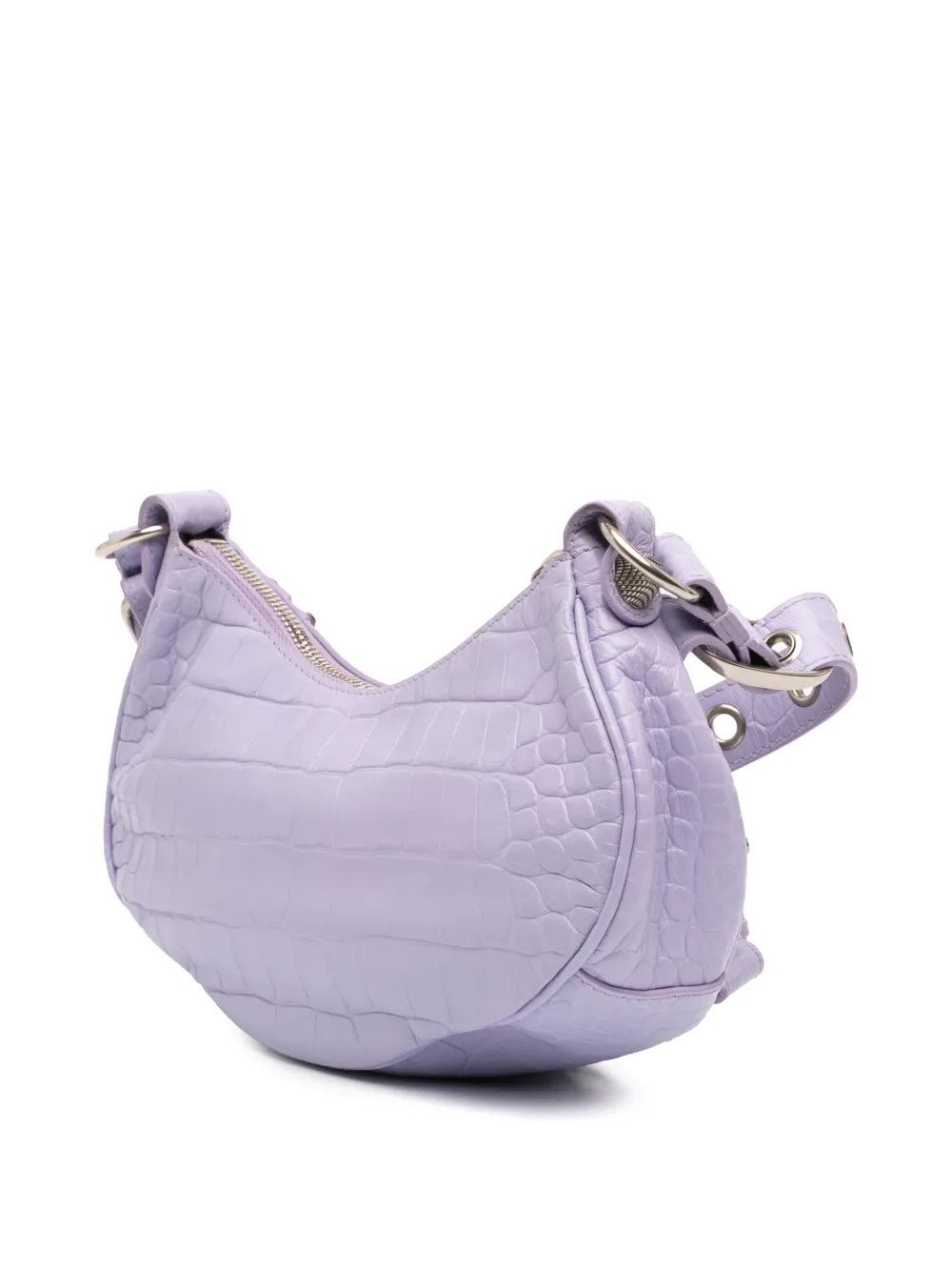 2021-2022 Croc Embossed Leather Motocross Le Cagole Xs Crossbody Bag
