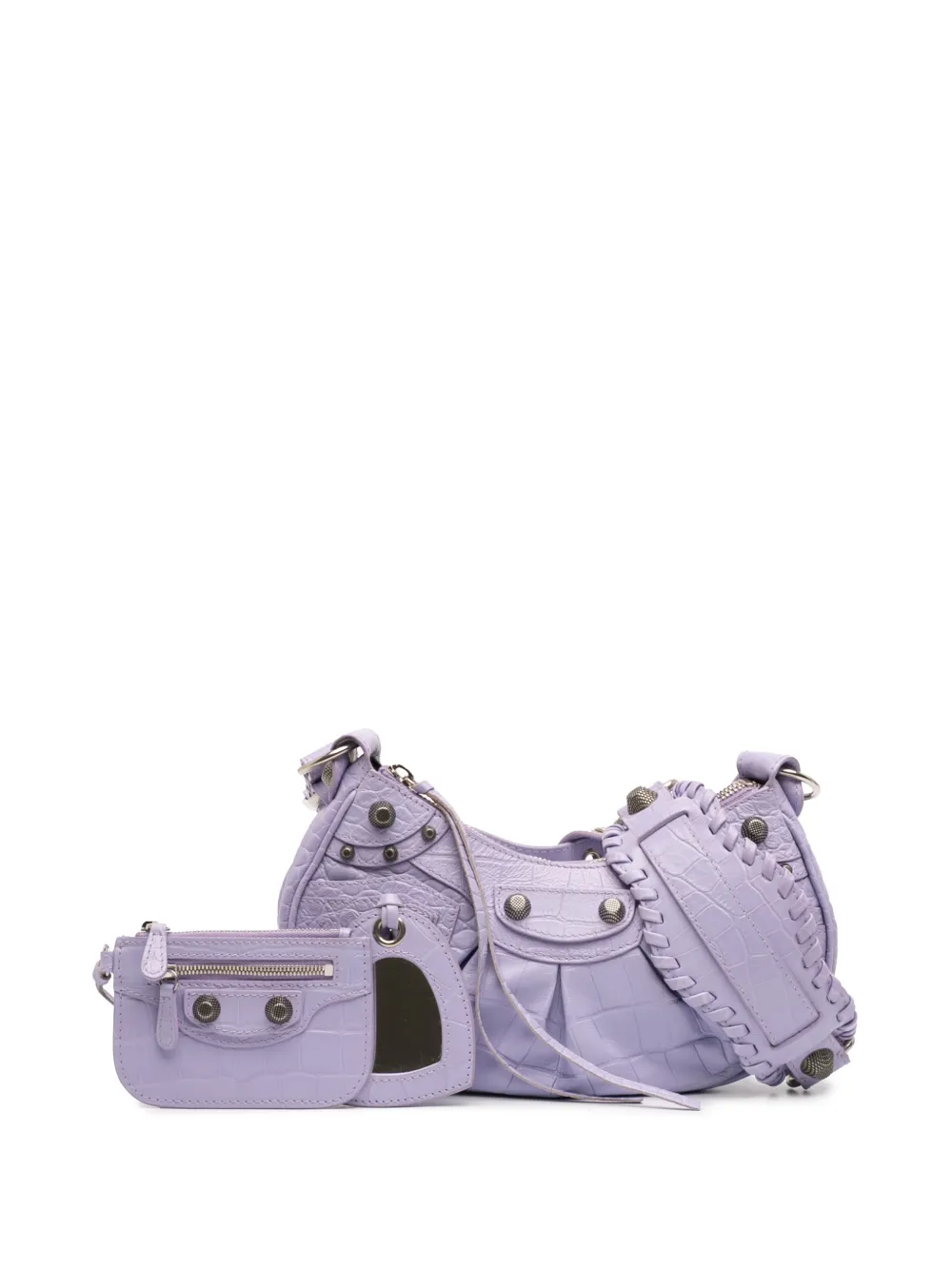 2021-2022 Croc Embossed Leather Motocross Le Cagole Xs Crossbody Bag