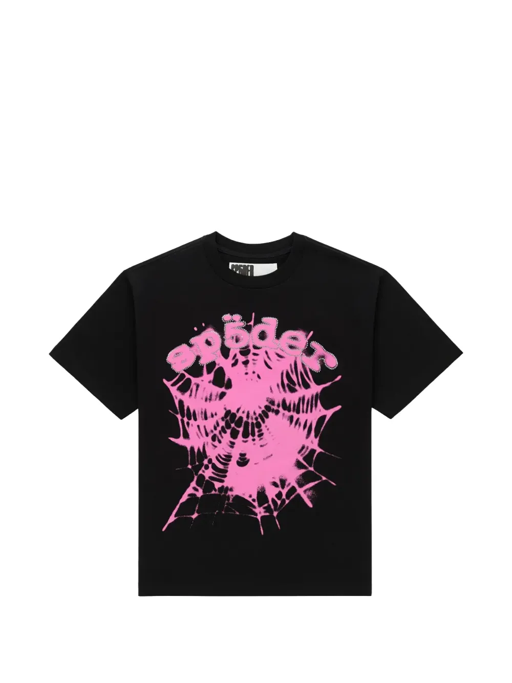 SP5DER Scattered OG Web V2 T-shirt - Nero