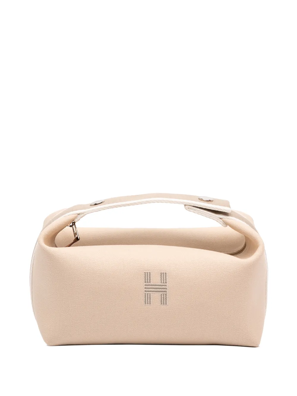 Hermès Pre-Owned 2020-2025 Small Toile Bride A Brac Case vanity bag - Marrone