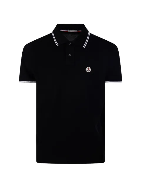 Moncler logo-trim polo shirt