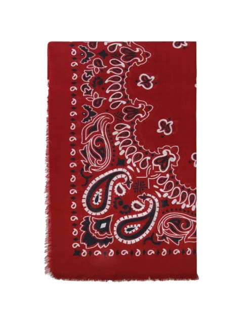 BeYou paisley fringed scarf
