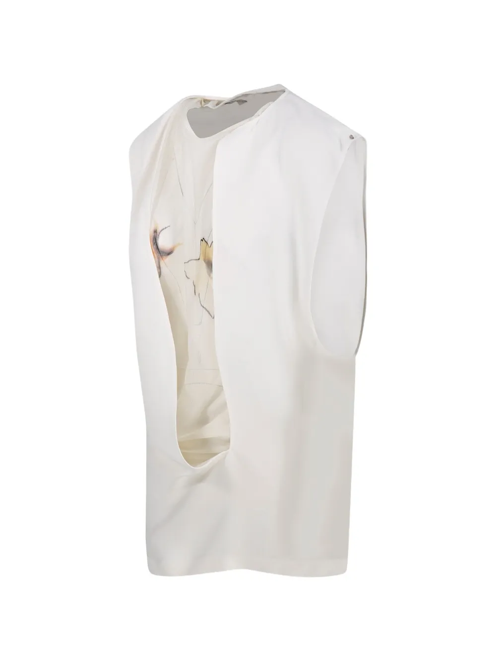 Sportmax Top met bloemenprint Beige
