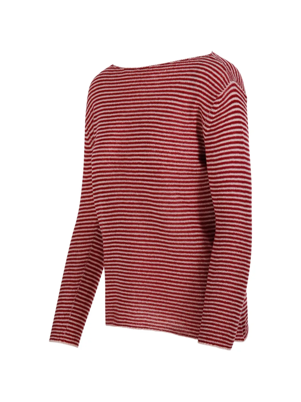  Beyou Striped Knitwear - Red 