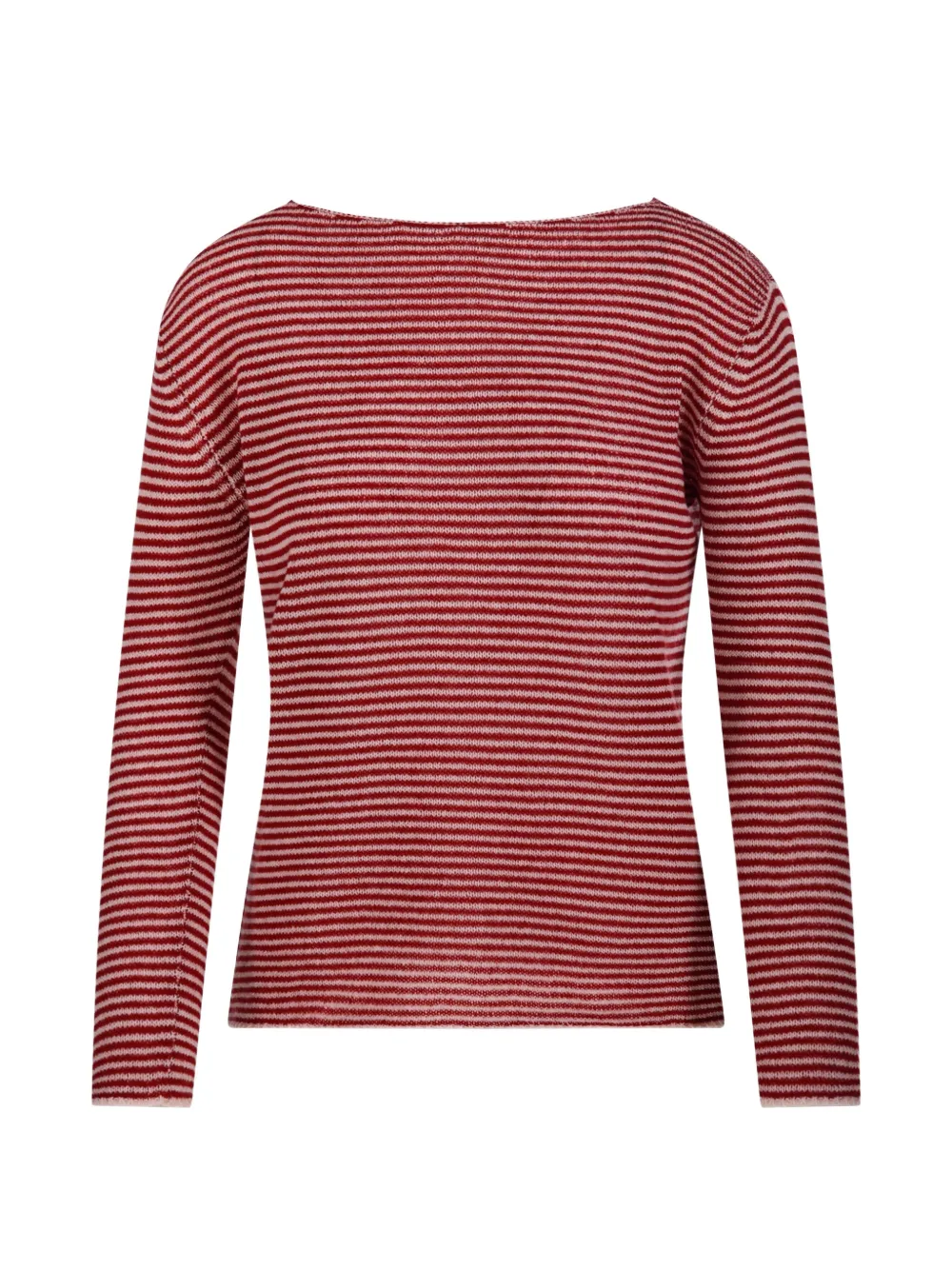 BeYou striped knitwear - Rosso