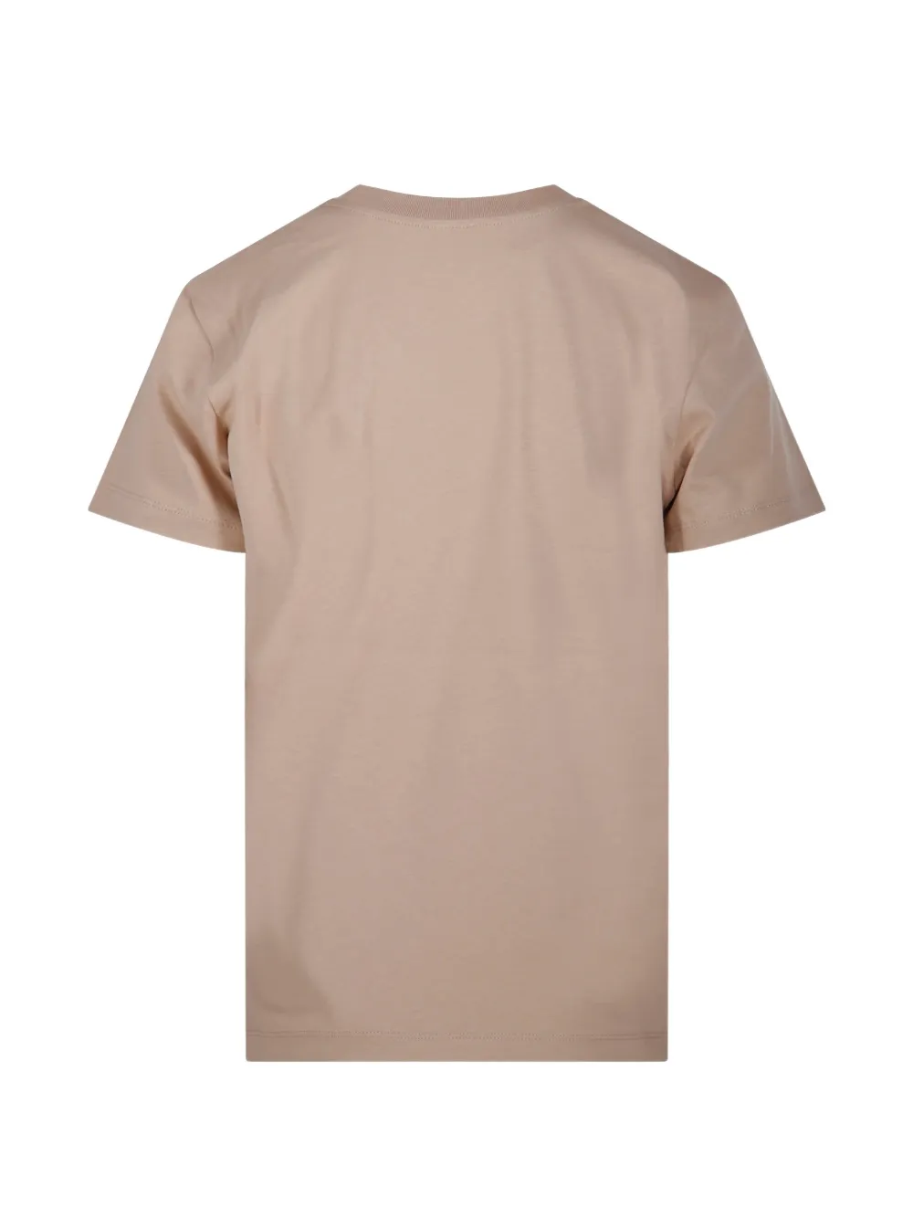 Moncler T-shirt met logodetail Beige
