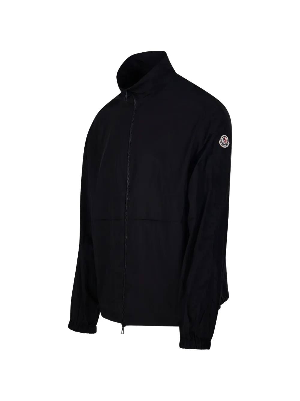 Moncler Rastaban jack met logopatch en rits Zwart