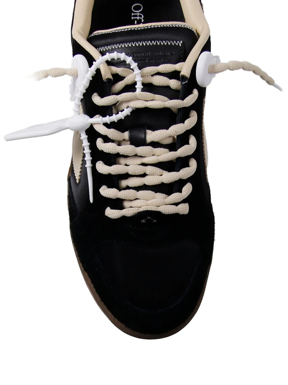 Off-White New Slim Arrow sneakers met patroon Zwart