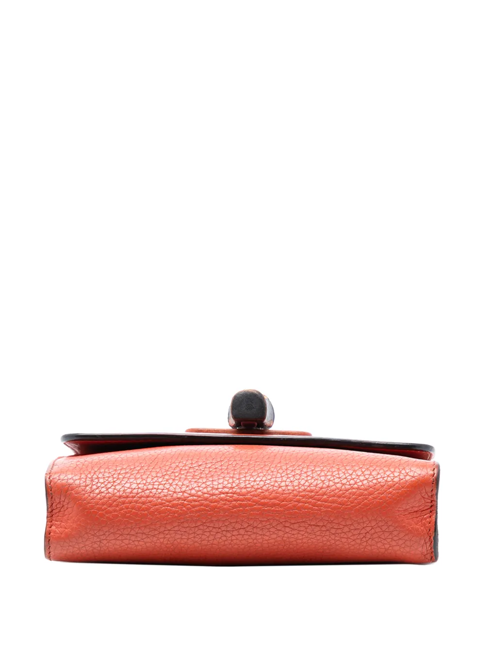 Gucci Pre-owned 2016-2026 Small Leather Miss Bamboo Crossbody Bag in Orange, view 4