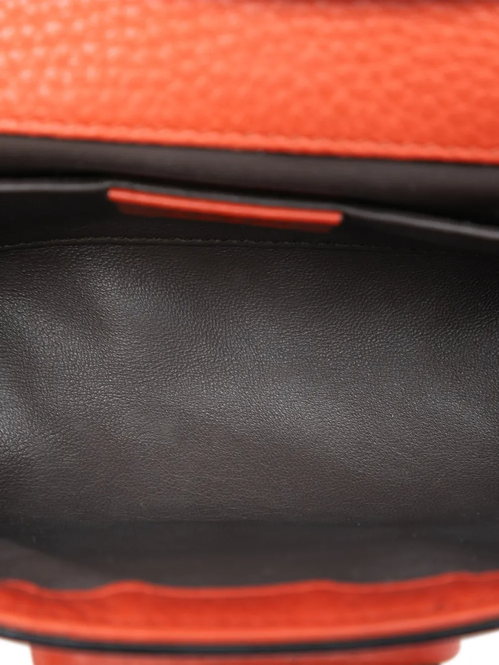 Gucci Pre-owned 2016-2026 Small Leather Miss Bamboo Crossbody Bag in Orange, view 5