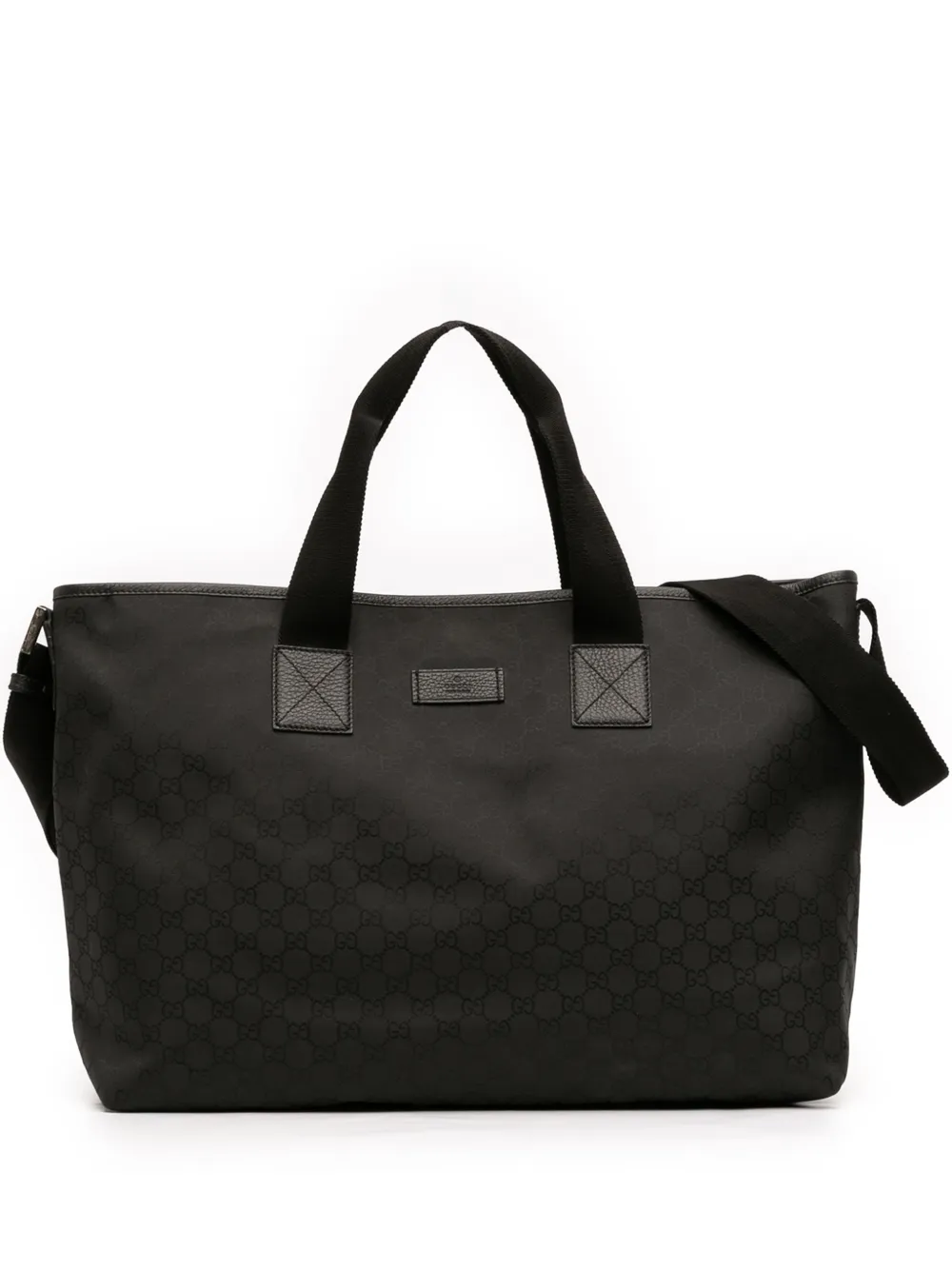 Gucci Pre-Owned 2016-2025 GG Canvas satchel - Nero