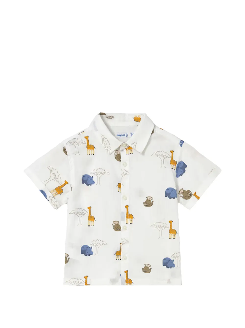 Mayoral safari print shirt - Bianco