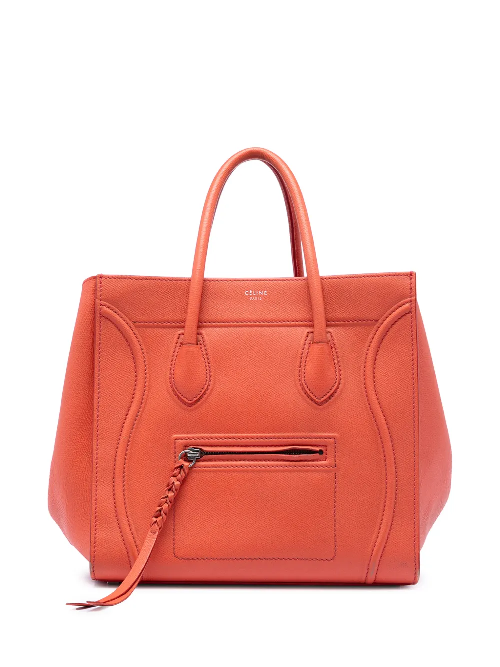 Celine Pre-Owned 2013 Medium Leather Phantom Luggage tote bag - Arancione