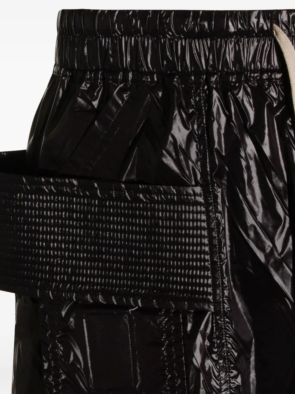 Rick Owens DRKSHDW Creach cargo broek met trekkoord Zwart
